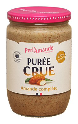 Perl'amande Amandelpuree compleet glutenvrij bio & raw 630g