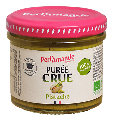 Perl'amande Pistache pasta 100% glutenvrij bio & raw 100g
