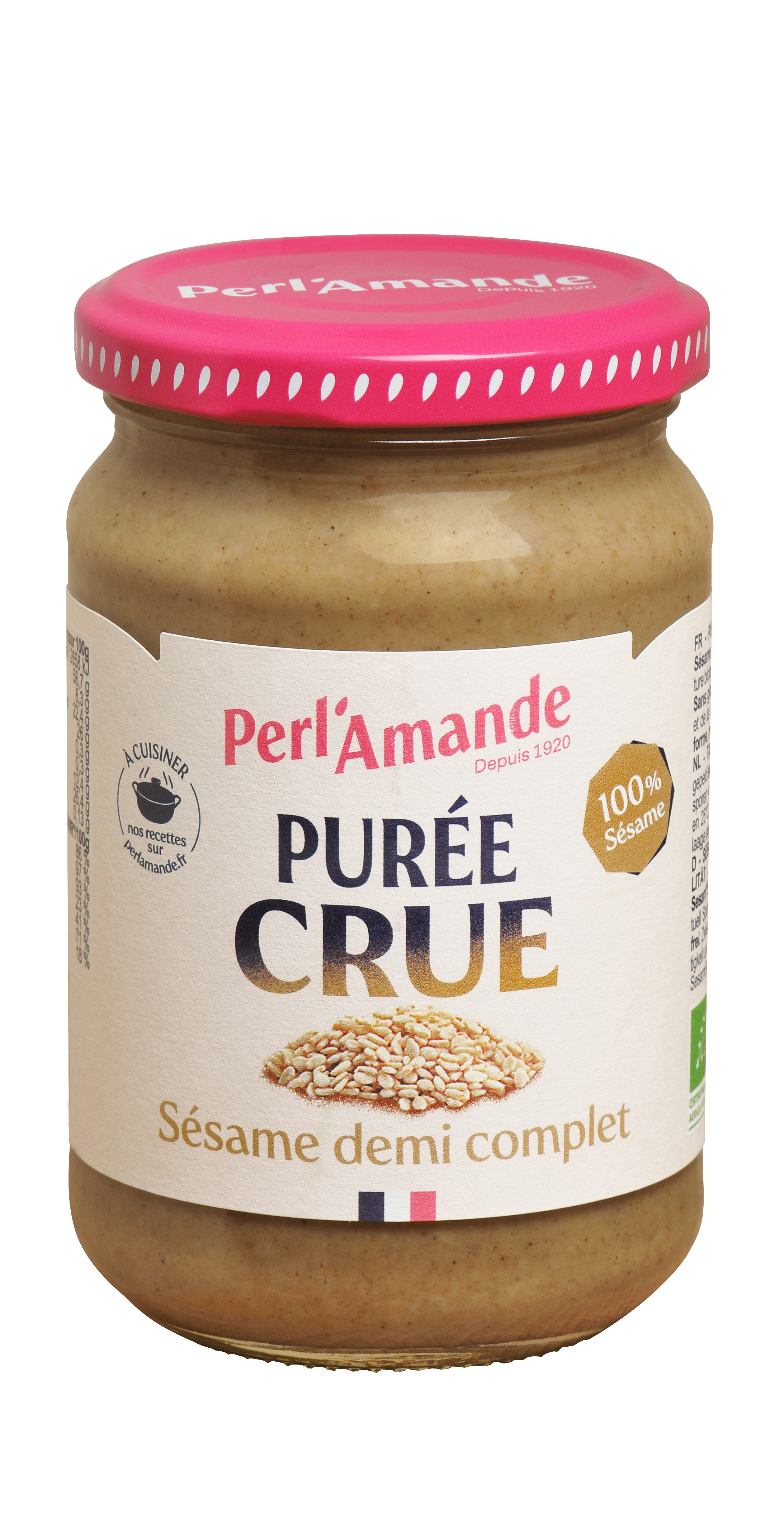 Perl'amande Sesampuree 1/2 compleet glutenvrij bio & raw 280g