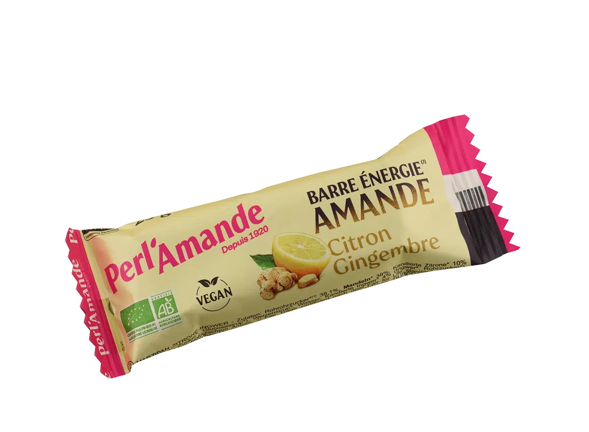 Perl'amande Amandelreep citroen gember bio 25g