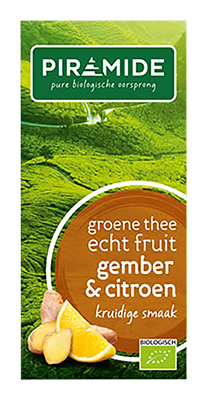 Piramide Groene thee citroen/gemb bio 20 builtjes