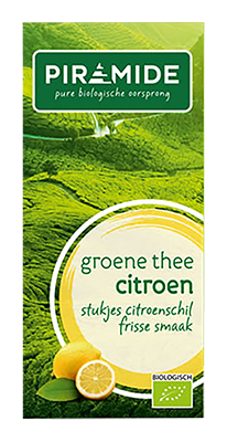 Piramide Groene thee citroen bio 20 builtjes