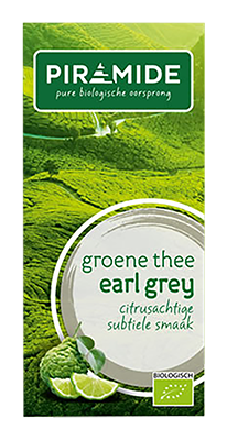 Piramide Groene thee earl grey bio 20 builtjes