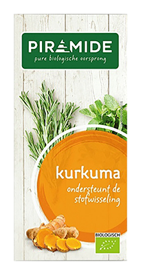 Piramide Kurkuma thee bio 20 builtjes