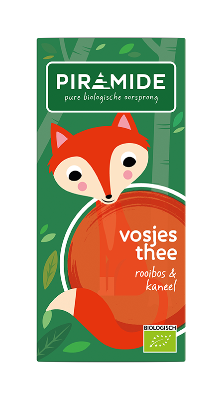 Piramide Vosjes thee  bio 20 builtjes