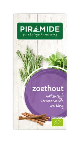 Piramide Zoethout bio 20 builtjes