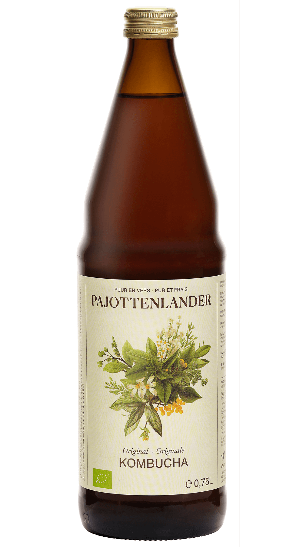 Pajottenlander Kombucha original bio 0,75L