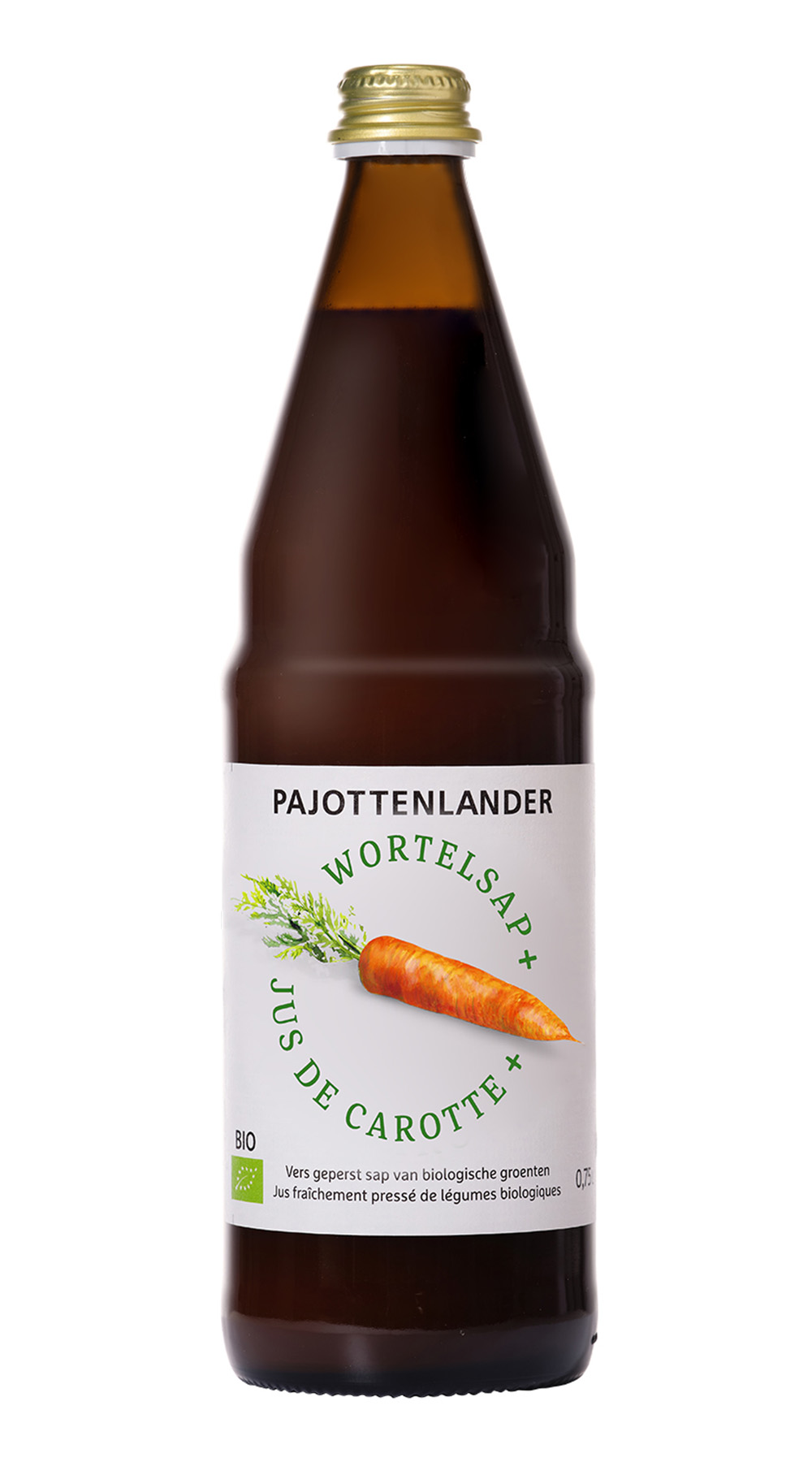 Pajottenlander Wortelsap melkzuur bio 0,75L