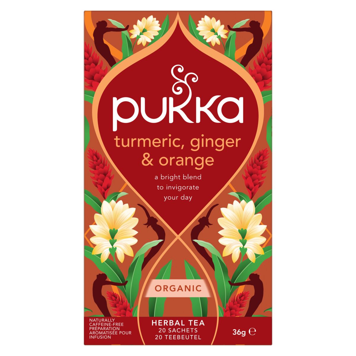 Pukka Turmeric active tea bio 20 builtjes
