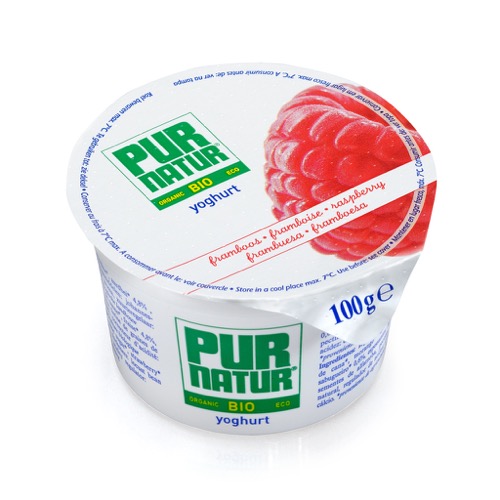 Pur Natur Yoghurt framboos bio 100g