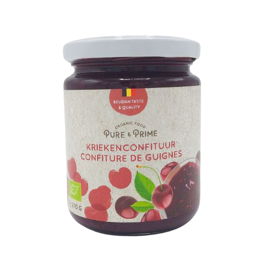 Pure & Prime Krieken confituur bio 270g