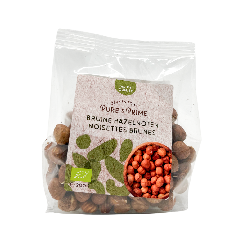 Pure & Prime Hazelnoten bruin bio 200g
