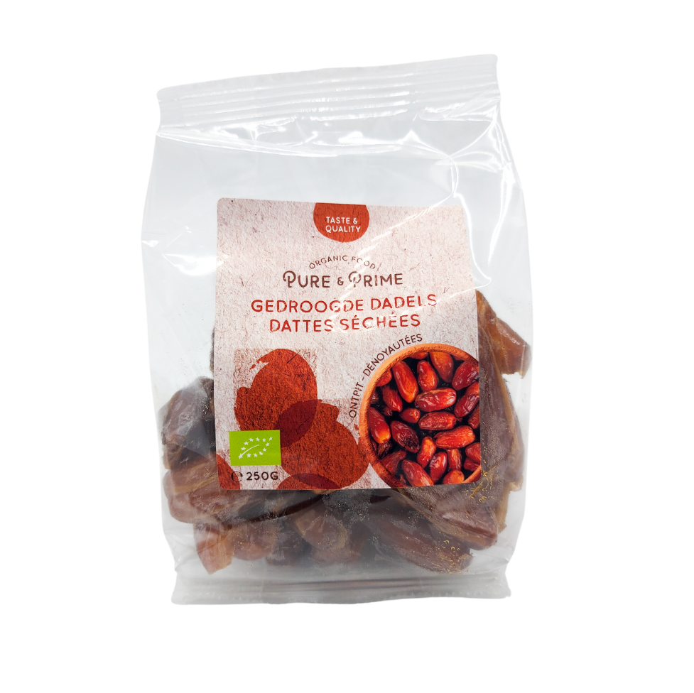Pure & Prime Dadels ontpit bio 250g