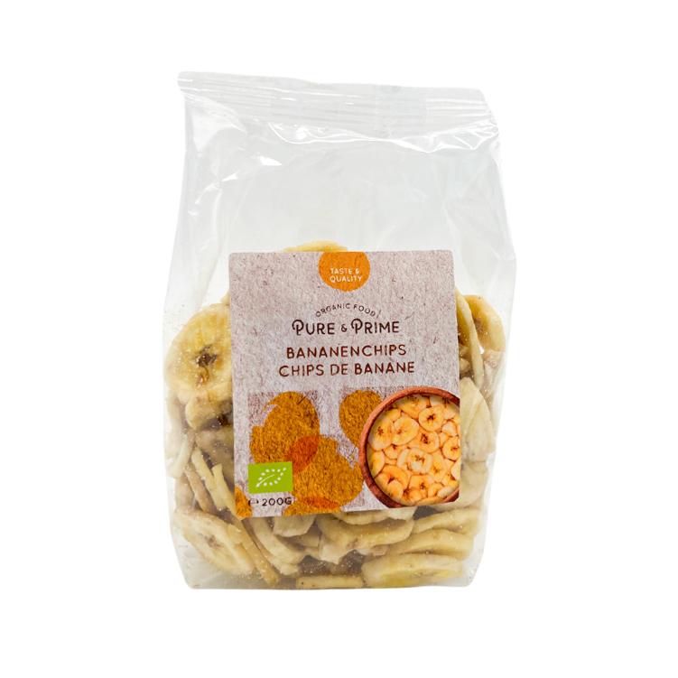 Pure & Prime Bananen chips bio 200g