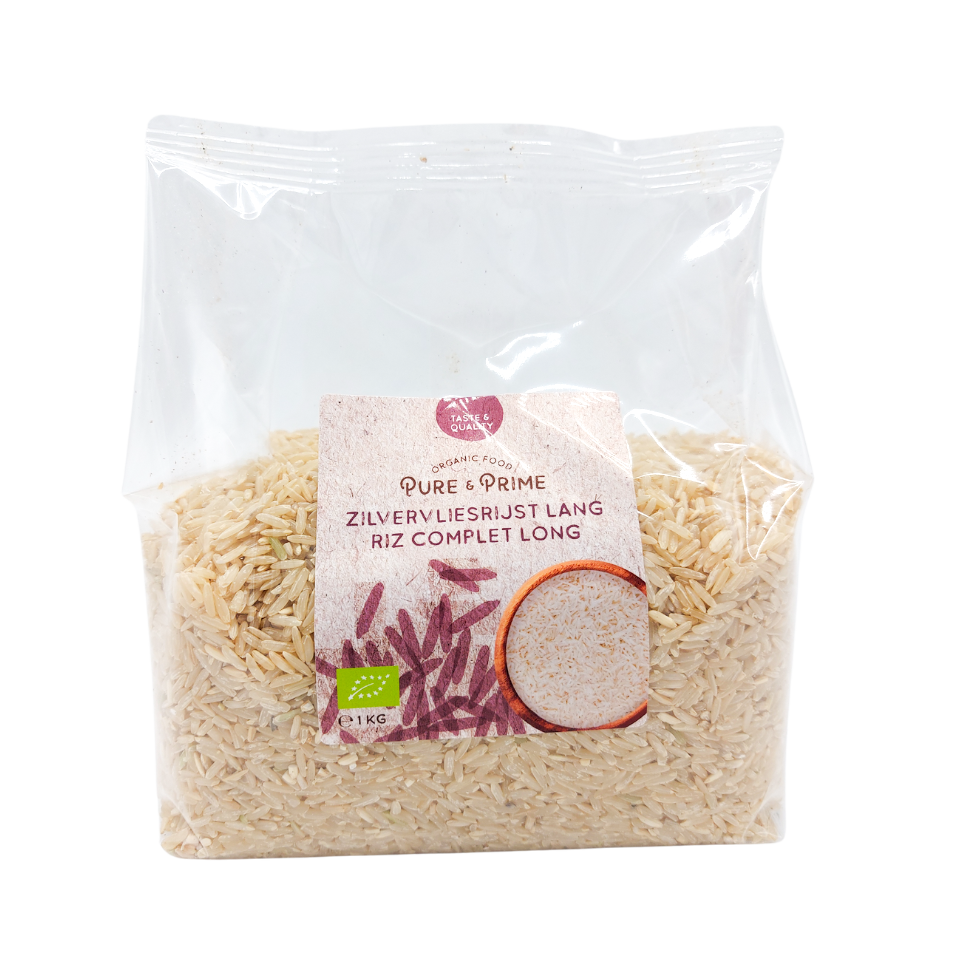 Pure & Prime Zilvervliesrijst lang bio 1kg