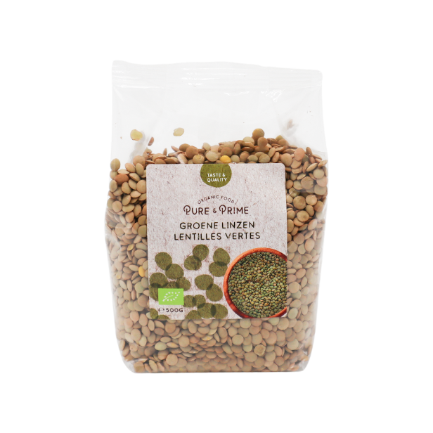 Pure & Prime Linzen groen bio 500g