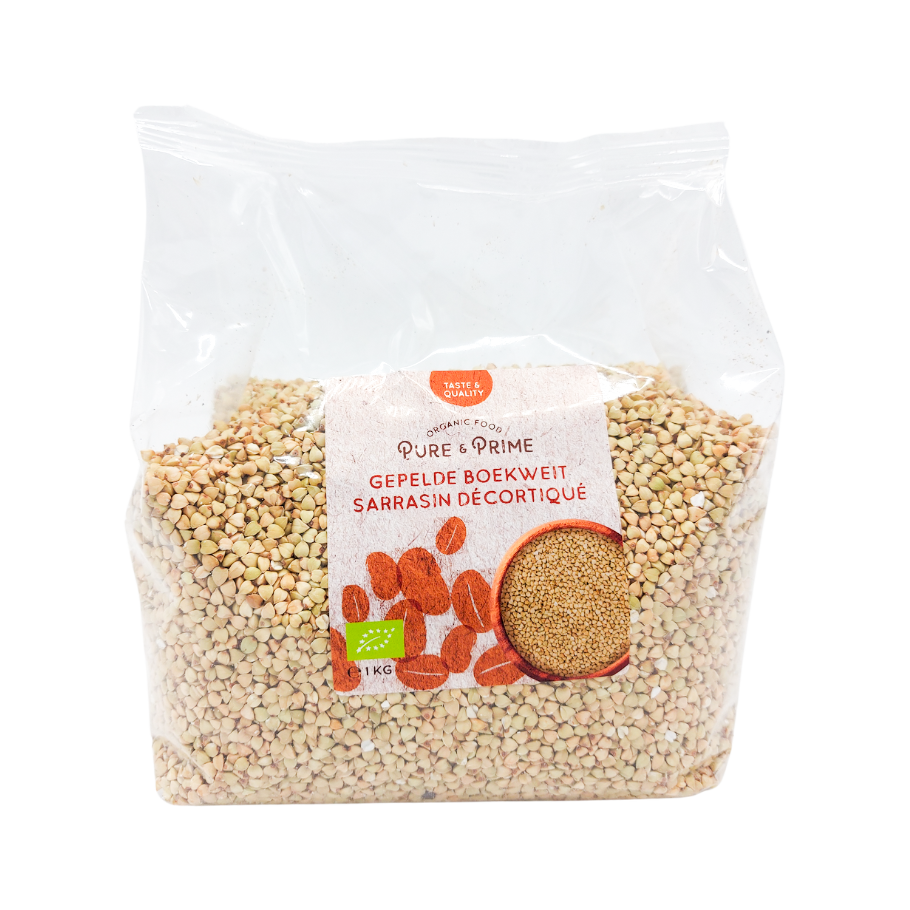 Pure & Prime Boekweit gepeld bio 1kg