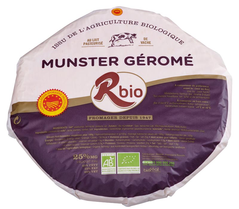 Rbio AOP Munster bio 220g
