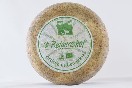 Reigershof Geitenkaas tomaat-basilicum bio 4kg