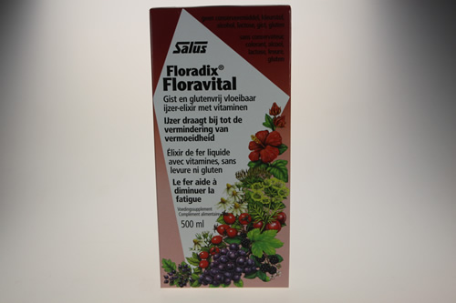 Salus Floravital elixer 500ml glutenvrij PL66/38