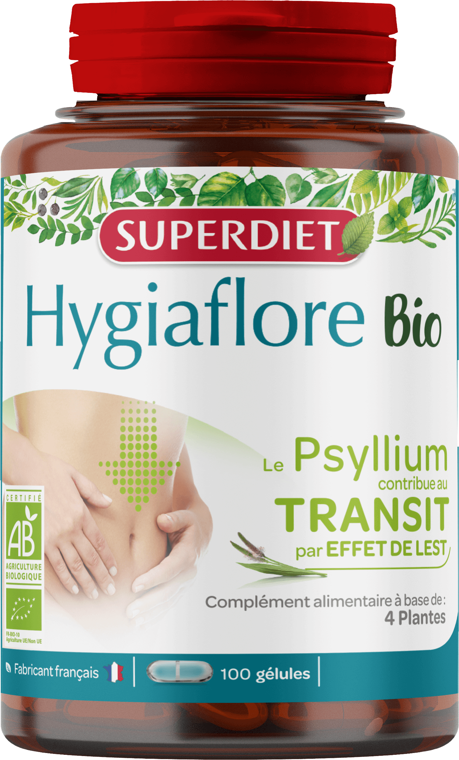 Super Diet Hygiaflore psyllium bio 100cap PL483/336