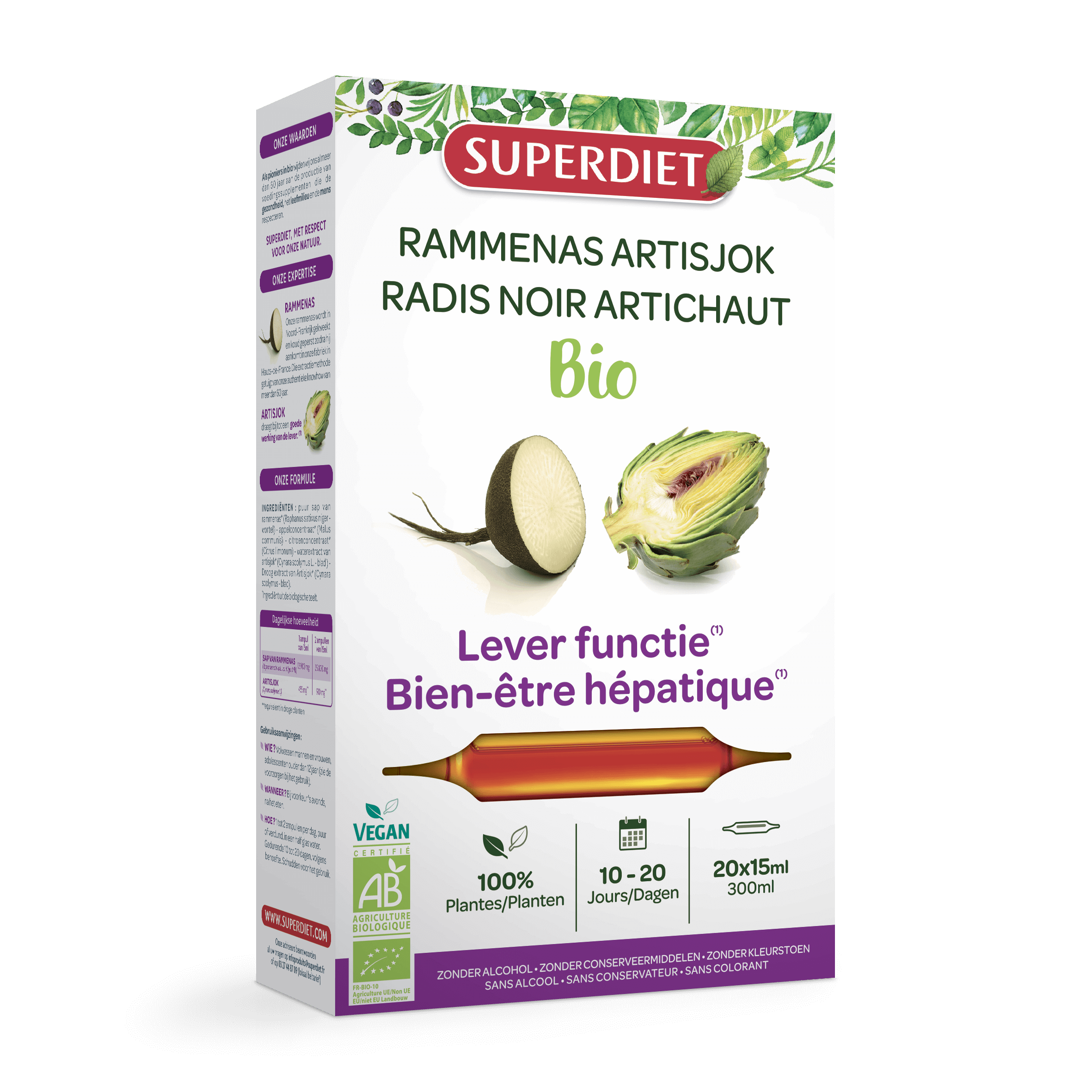 Super Diet Rammenas - artisjok bio 20x10ml PL 483/29