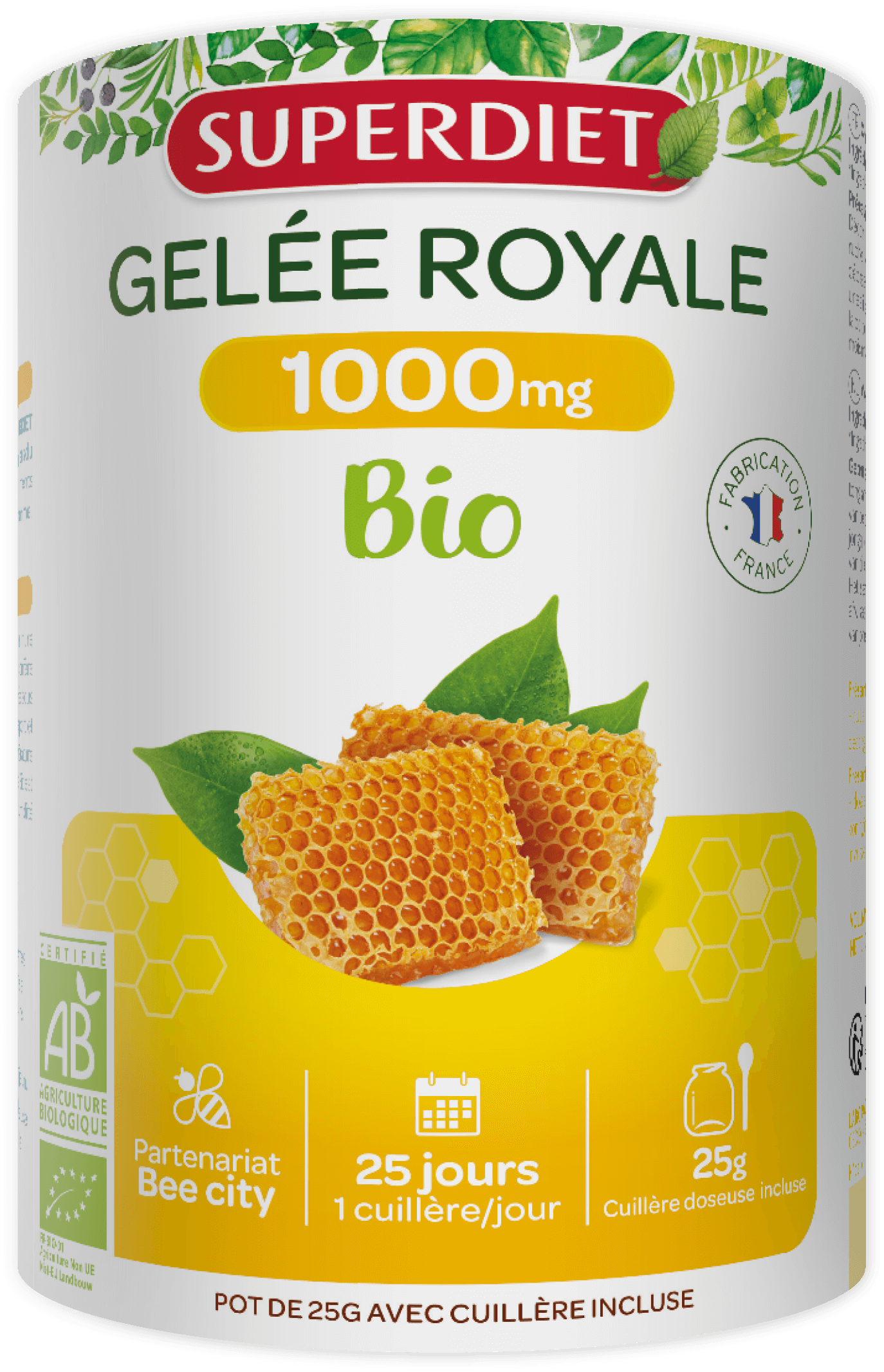 Super Diet Koninginnegelei bio 25g PL 483/214