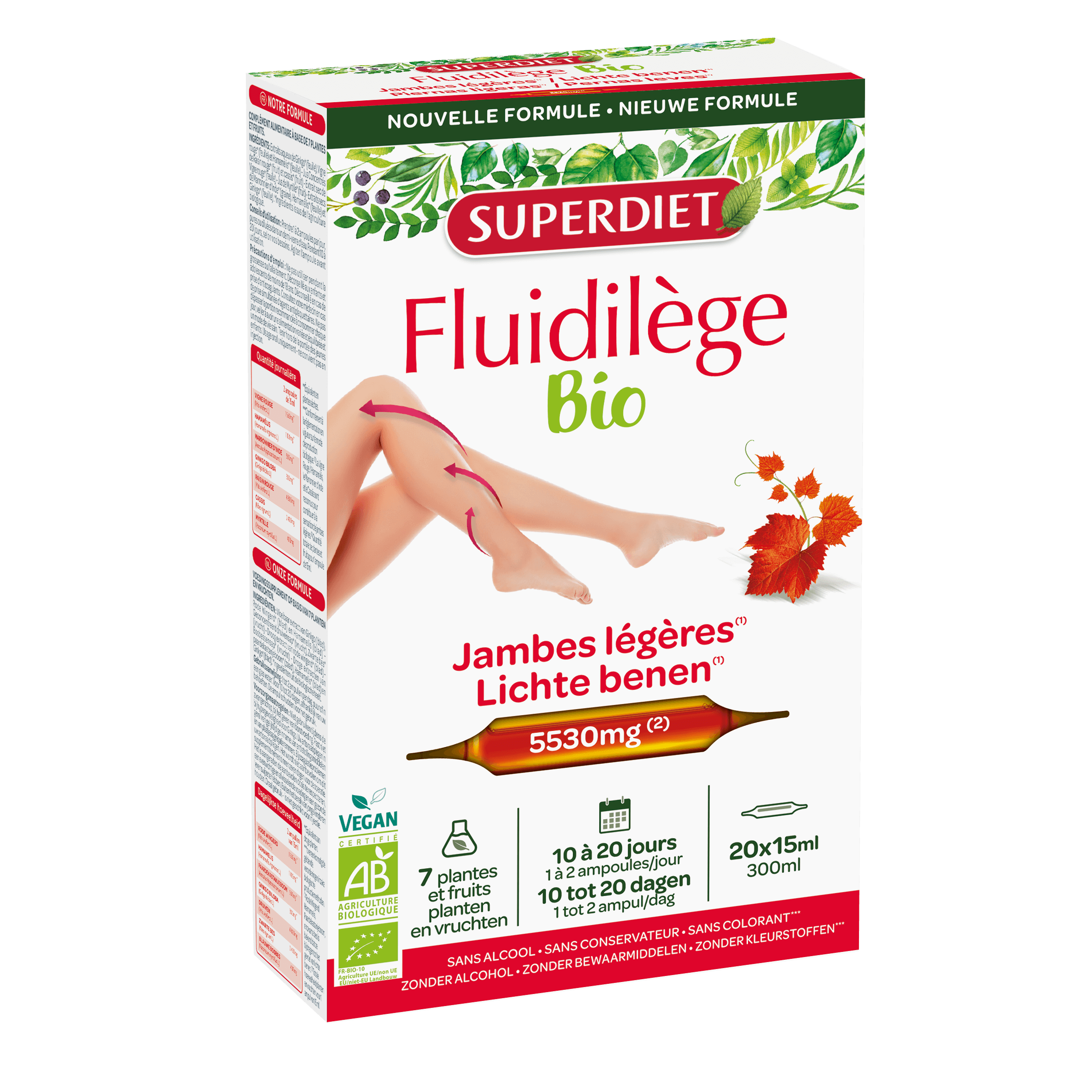Super Diet Fluidilege bio 20x15ml PL 483/26