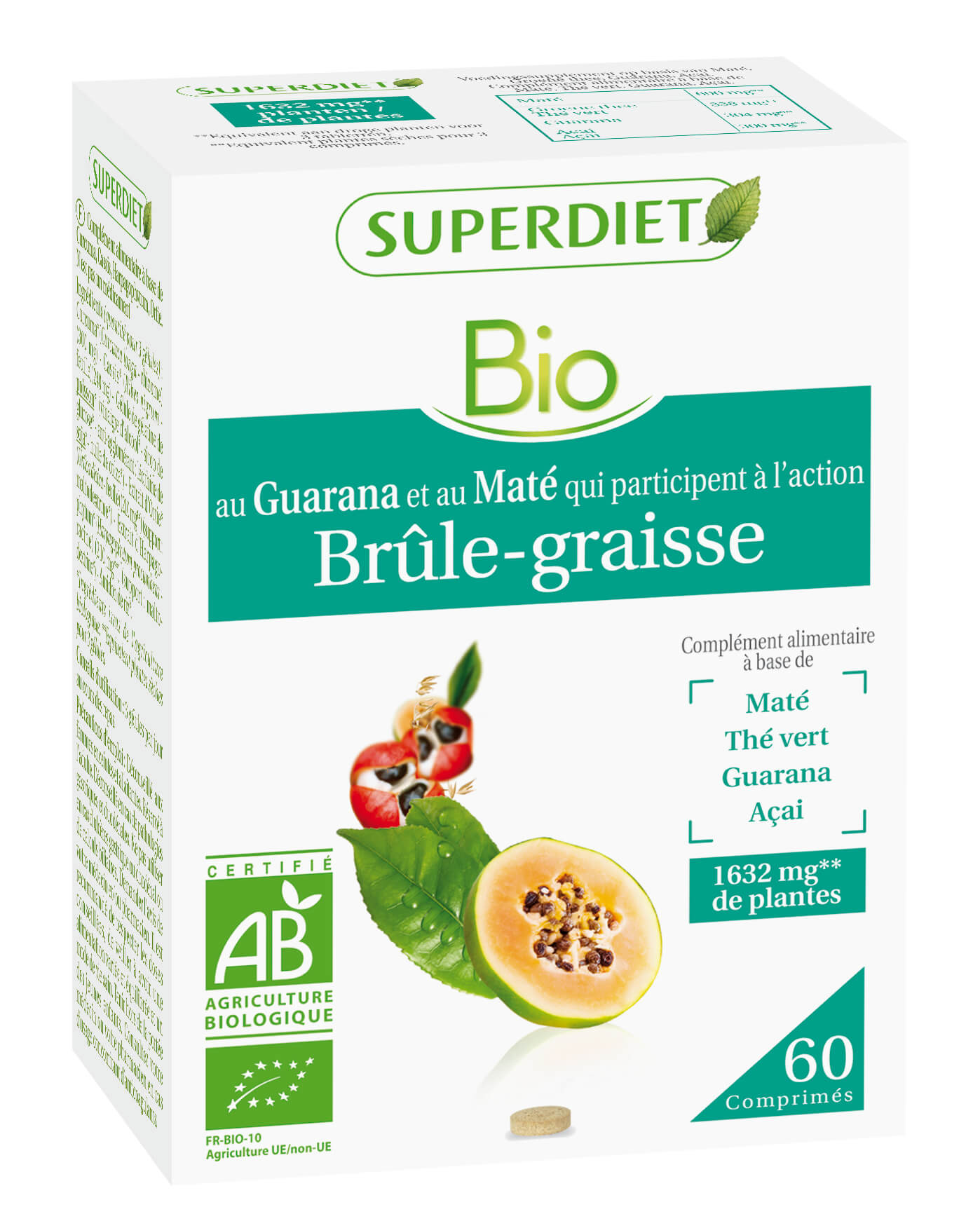 Super Diet Complex mate vetverbrander bio 60tabletten PL 483/180