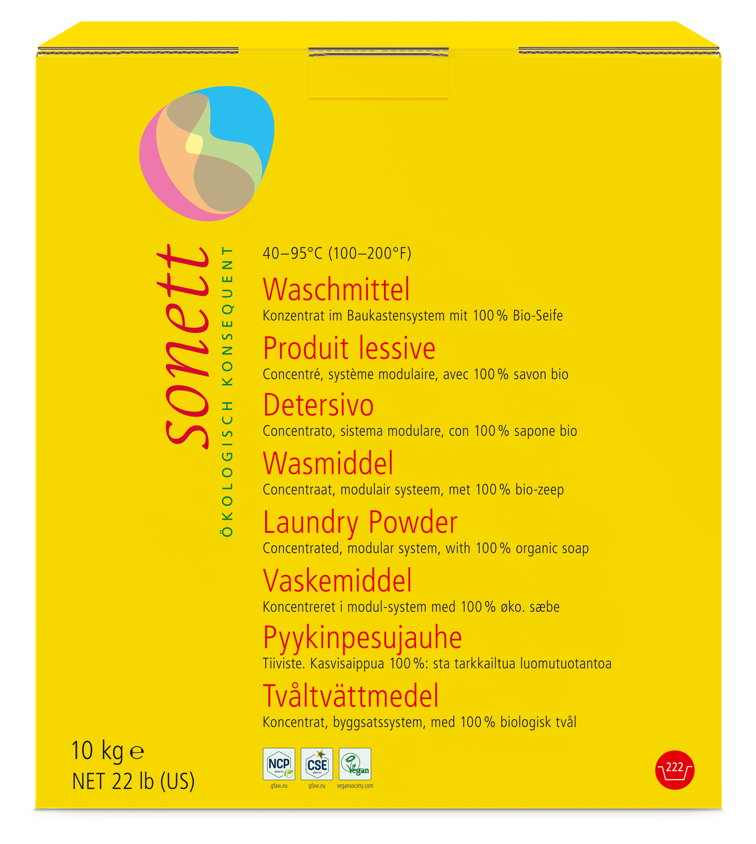 Sonett Wasmiddel concentraat 10kg