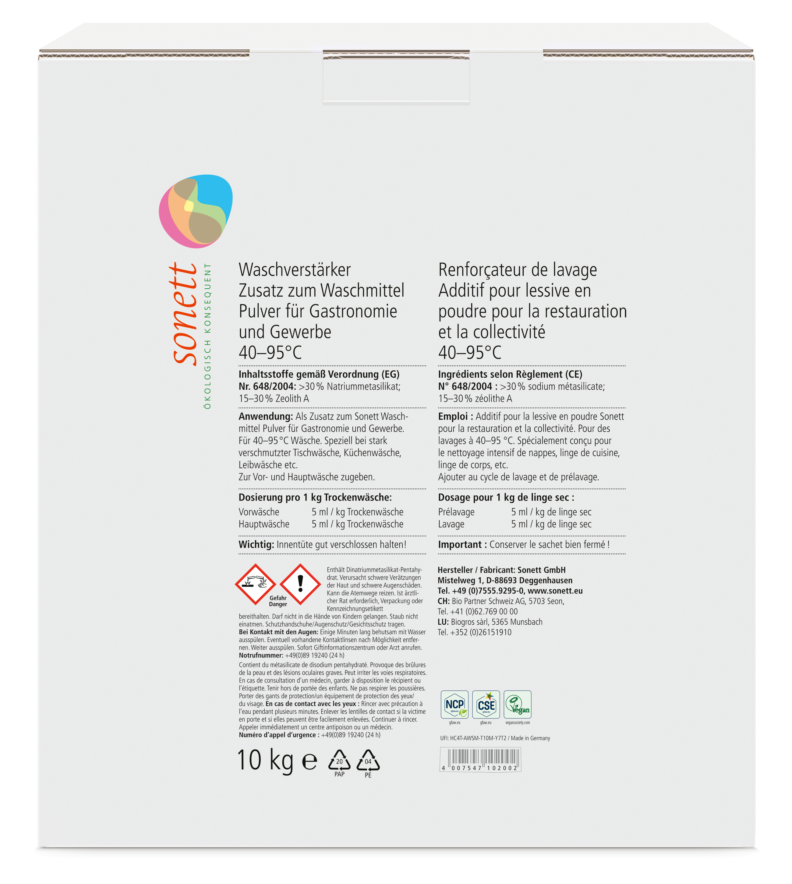 Sonett Wasverzachter 10L