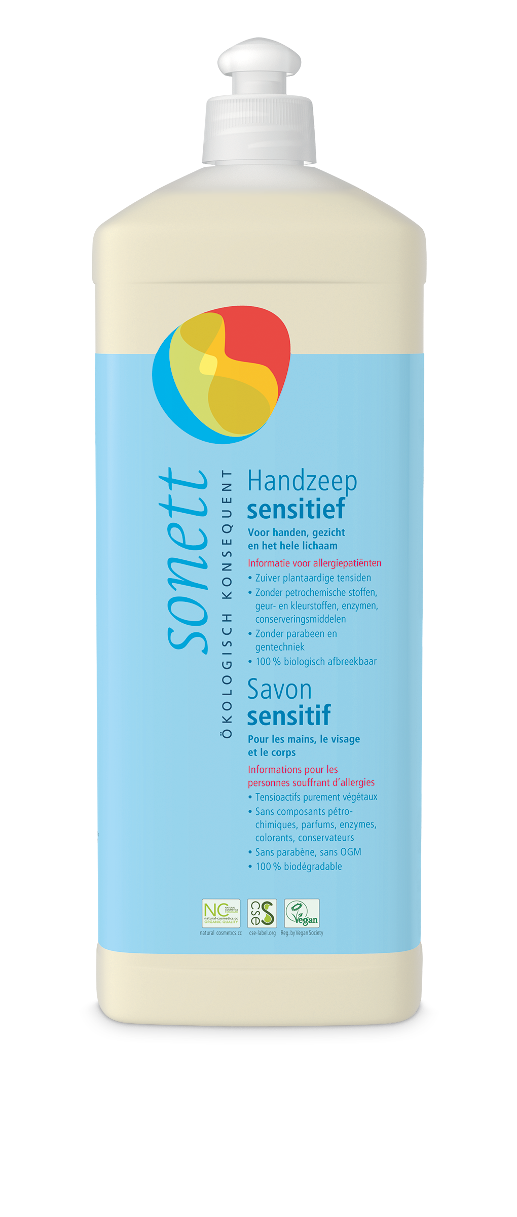 Sonett Handzeep sensitief 1L