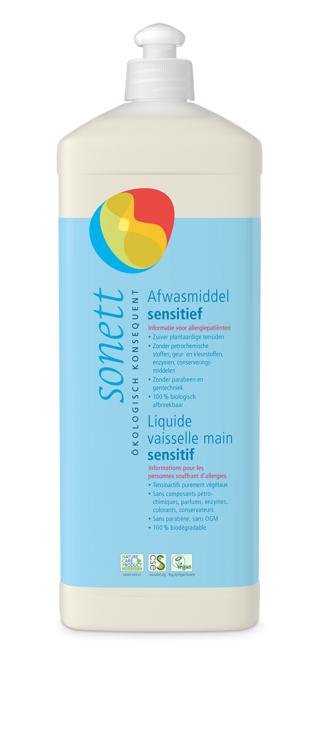 Sonett Afwasmiddel sensitief 1L
