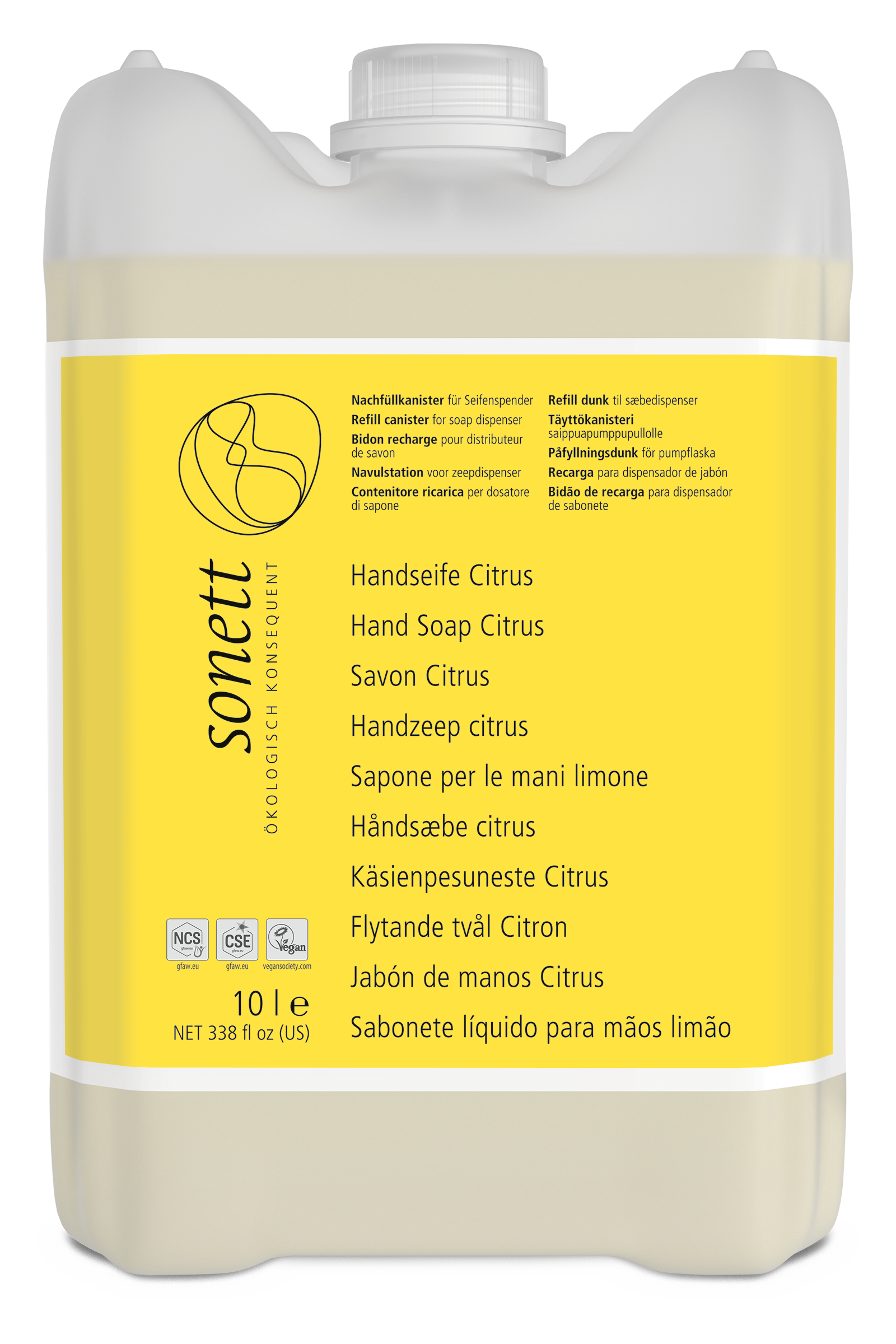 Sonett Handzeep citrus 10L
