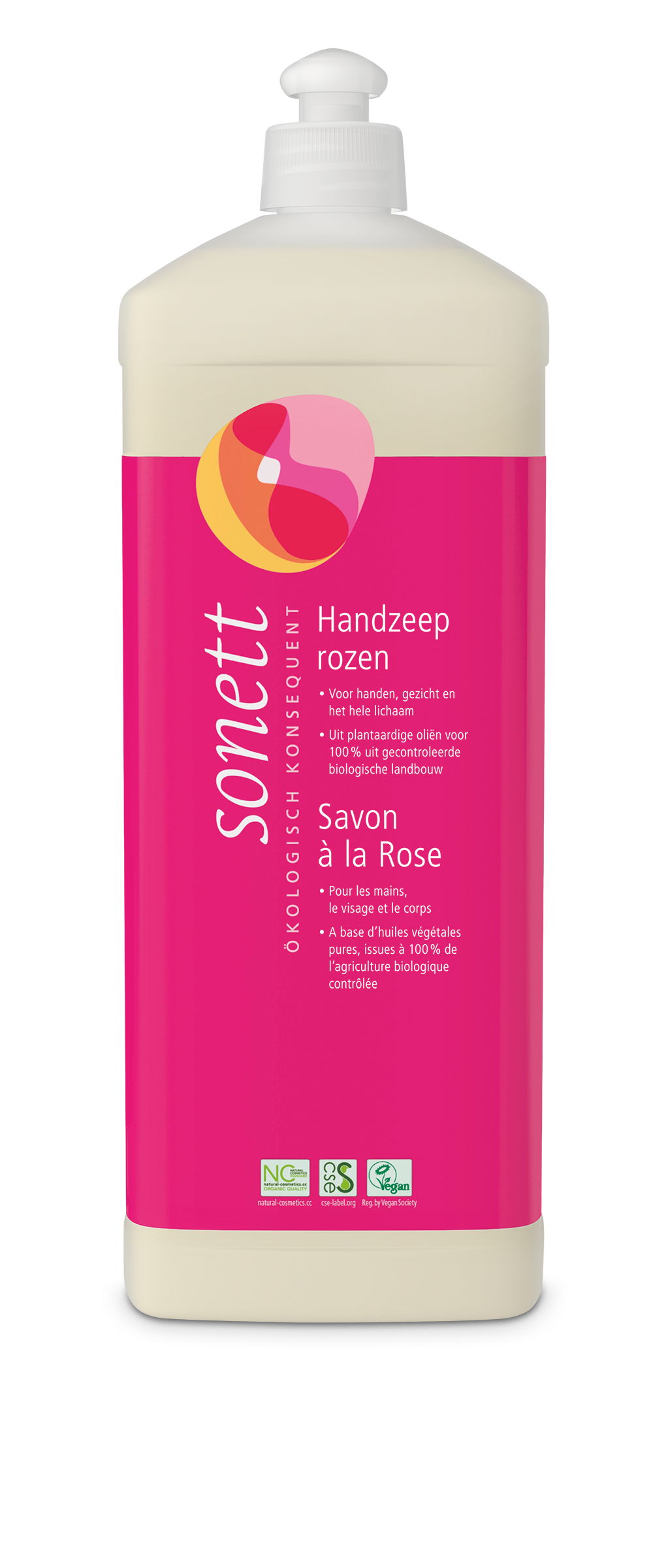 Sonett Handzeep rozen 1L