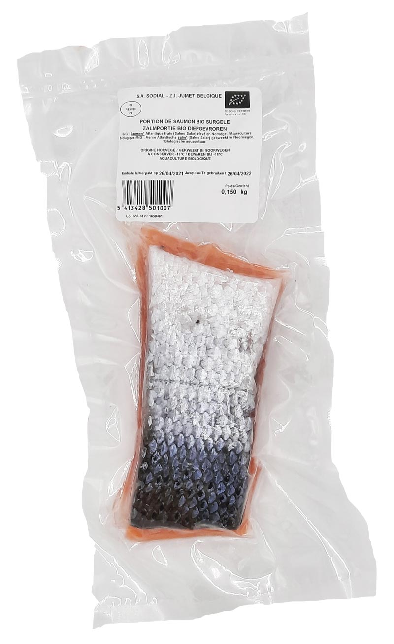 Sodial Zalm met vel bio 150g