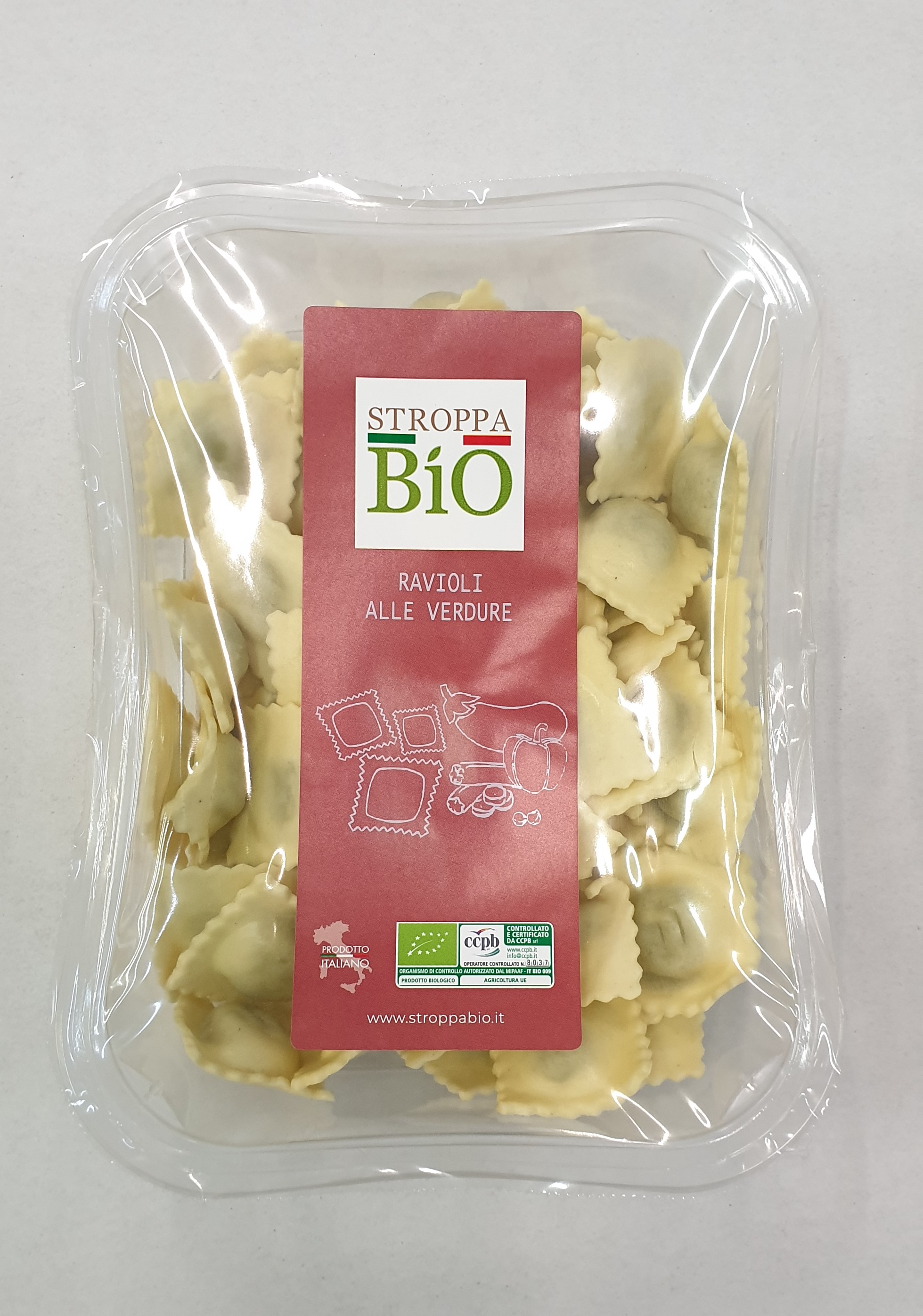 Stroppa Ravioli met groenten bio 250g