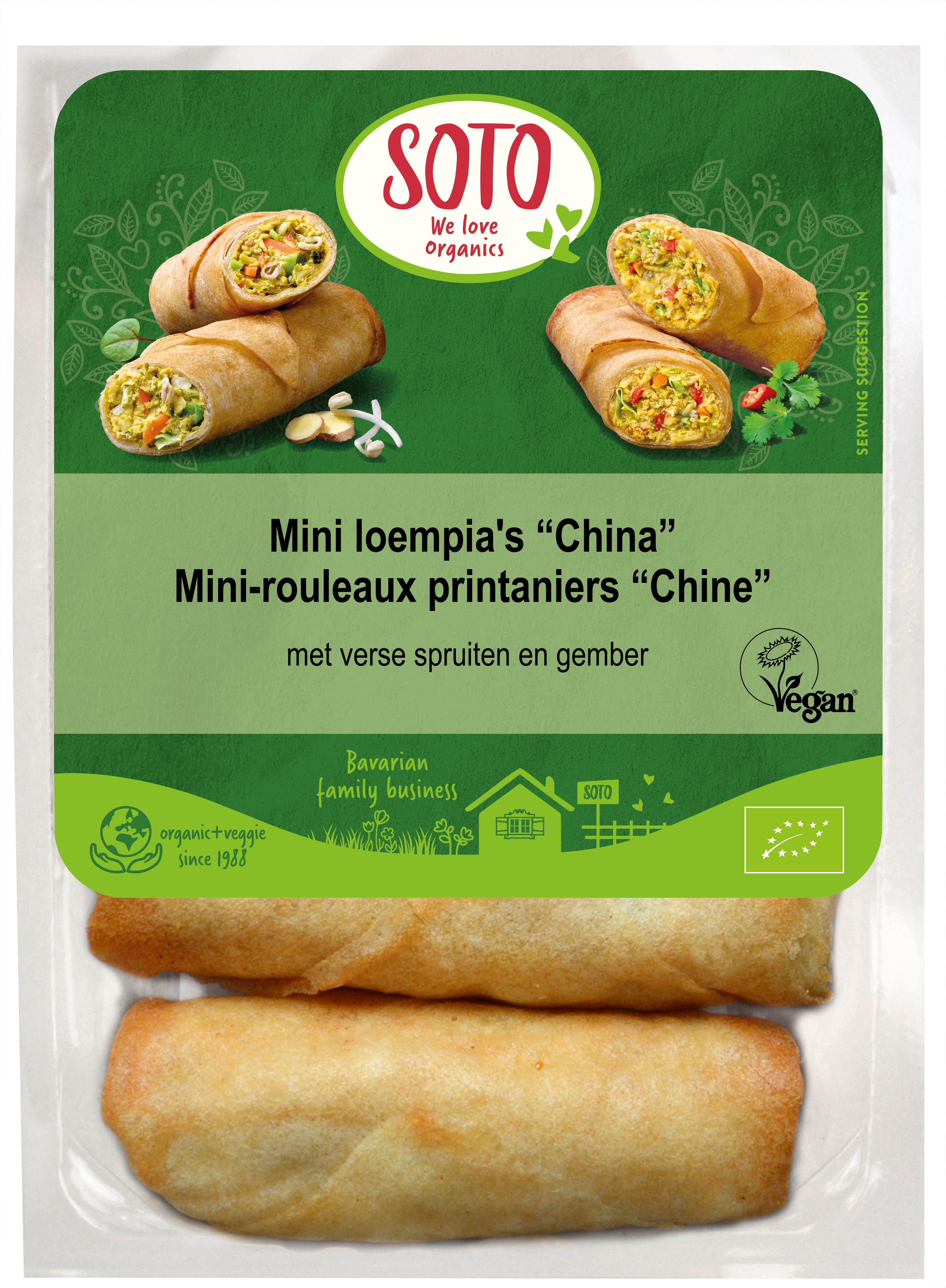Soto Mini loempia's China bio 200g