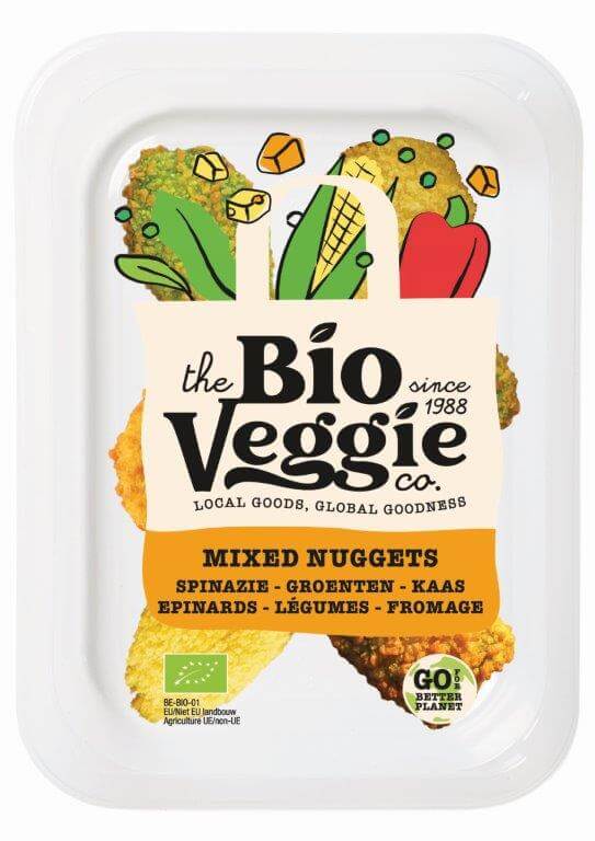 TBVC Mixed nuggets bio (kaas, spinazie, groenten) 12x20g