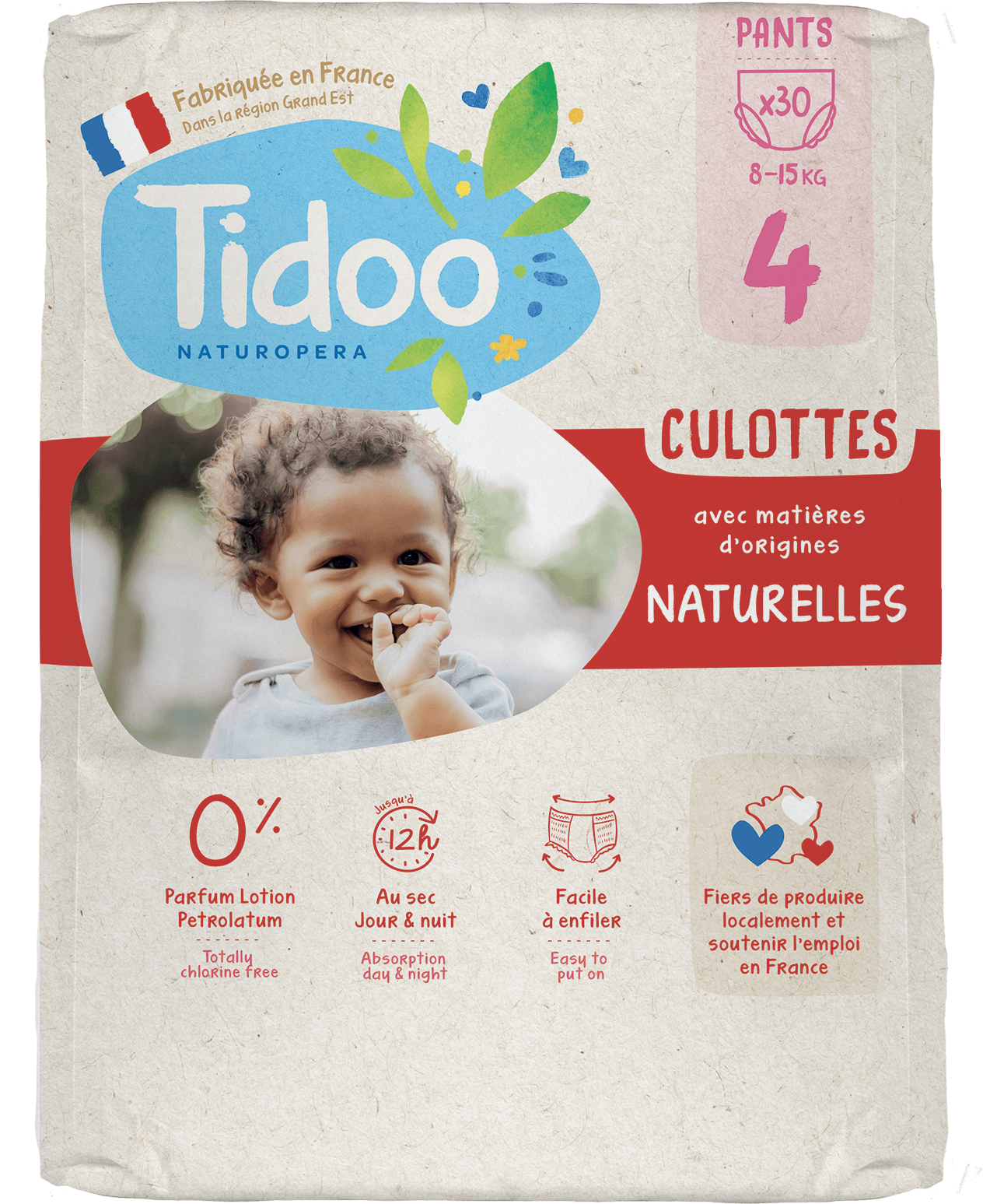 Tidoo Luierbroekjes M4 voor zindelijksheidstraining 8-15kg 30stuks