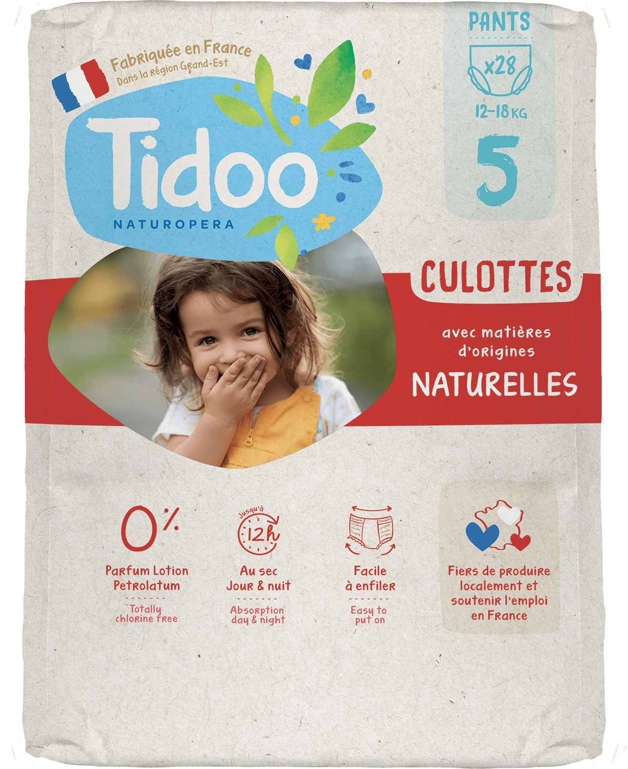 Tidoo Luierbroekjes M5 voor zindelijksheidstraining 12-18kg 28stuks