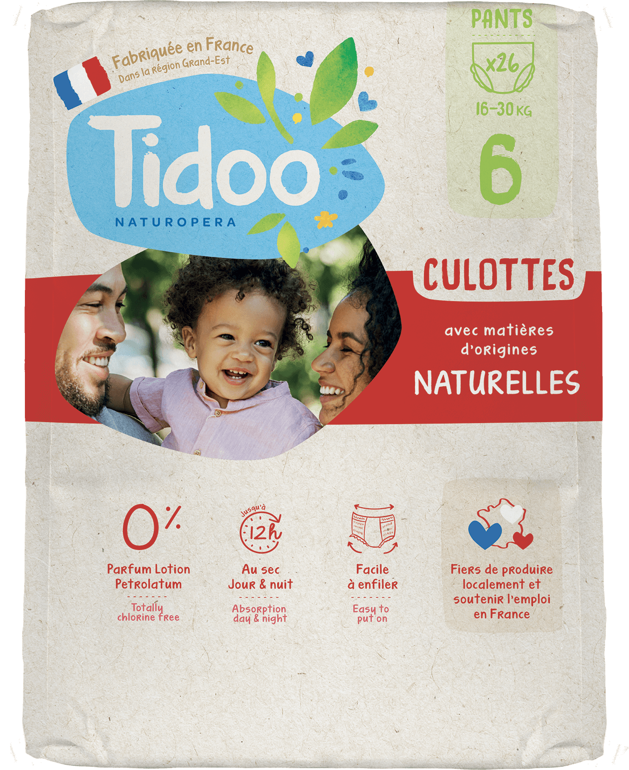 Tidoo Luierbroekjes M6 voor zindelijksheidstraining 16-30kg 26stuks