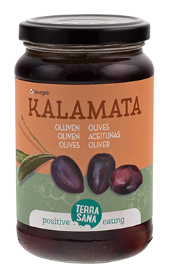 Terrasana Kalamata olijven naturel bio 345g