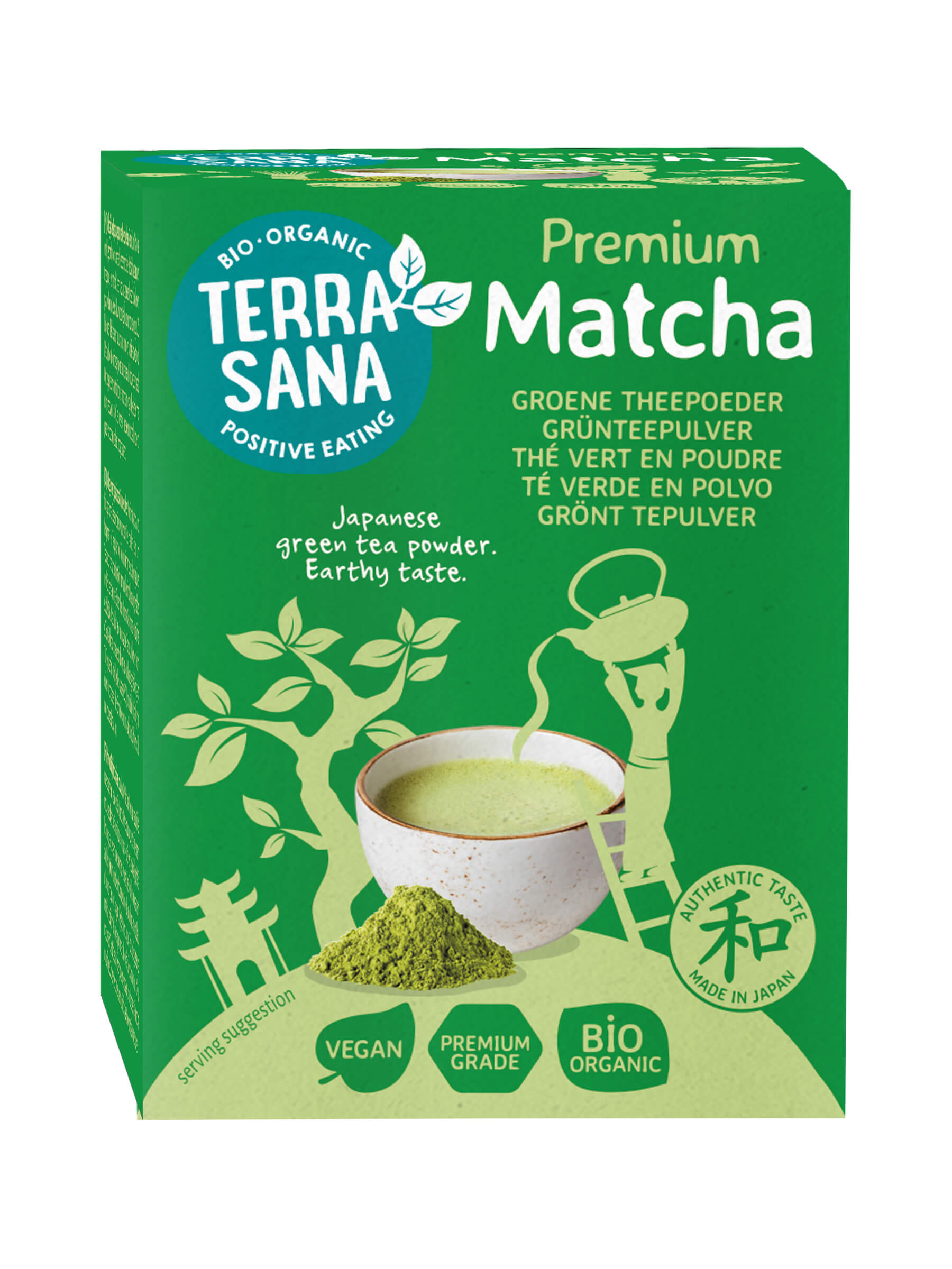 Terrasana Matcha Premium groene theepoeder bio 30g