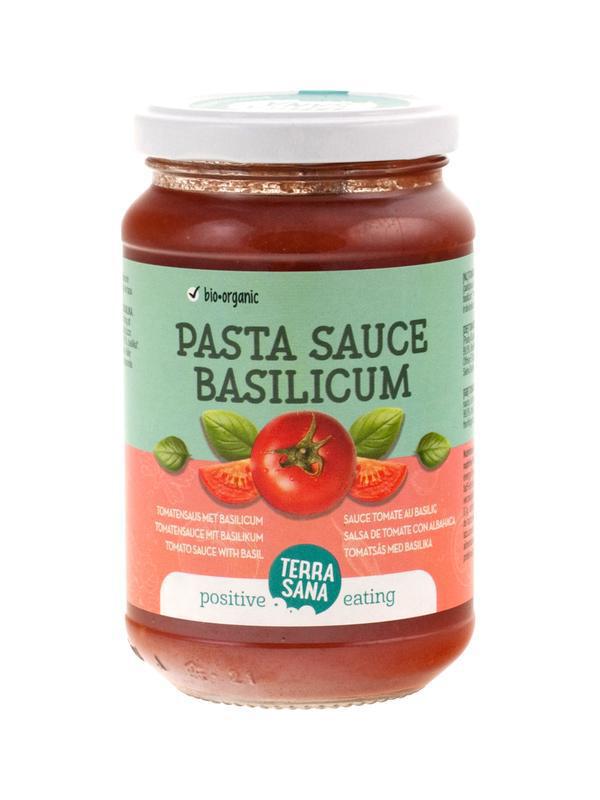 Terrasana Tomatensaus met basilicum bio 340g