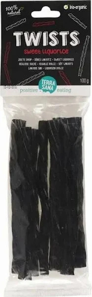 Terrasana Zoete dropstaafjes bio 100g