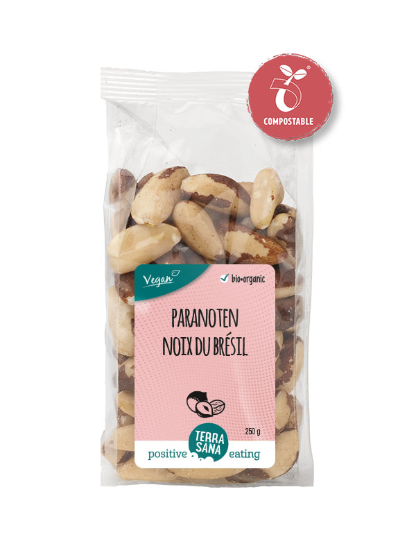 Terrasana Paranoten ongeroosterd zonder zout bio 250g
