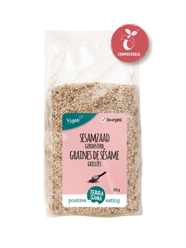 Terrasana Sesamzaad geroosterd bio 250g