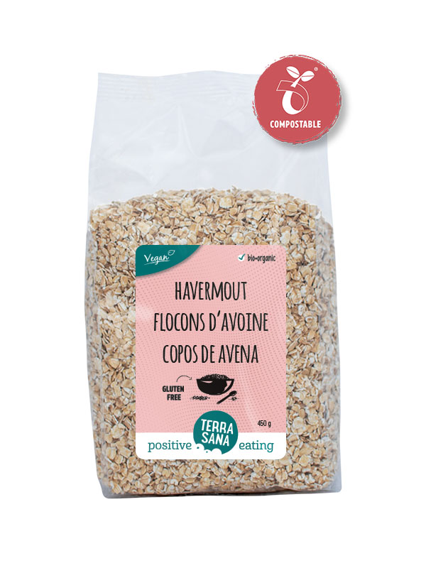 Terrasana Havermout glutenvrij bio 450g