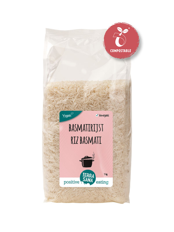 Terrasana Rijst basmati wit bio 1kg